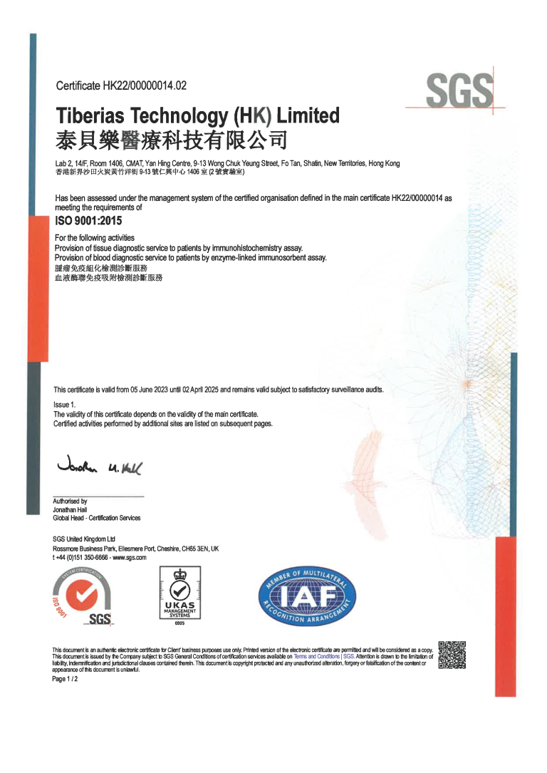ISO 9001_Tiberias Ltd_Page_1